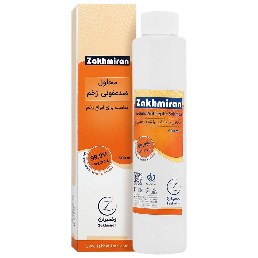 محلول ۵۰۰میلی لیتری زخمیران
