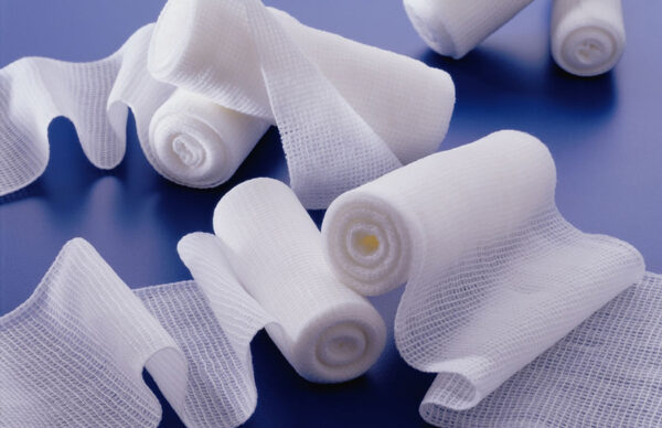 گاز استریل پنبه و باند